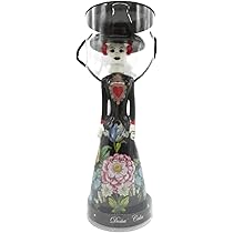 Amazon.co.jp: ドーニャ・セリア アネホ (ブラック) 装飾ガイコツ陶器